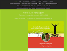 Tablet Screenshot of hugovanverdegem.be